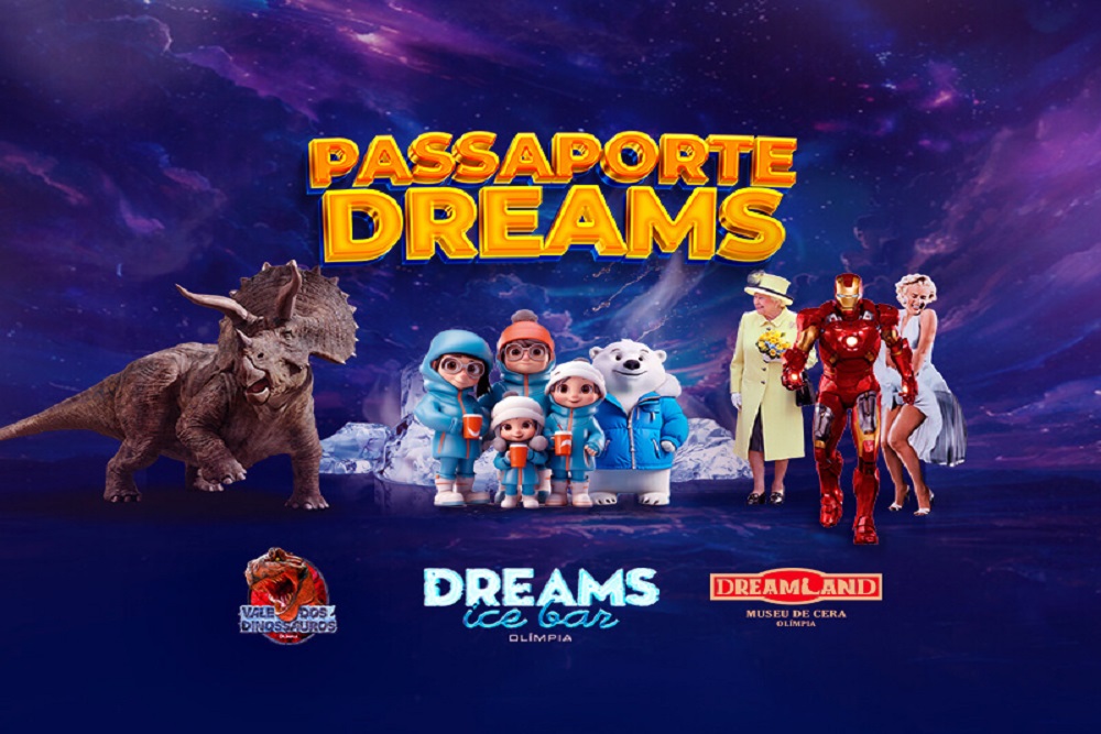 Passaporte 03 atrações (Vale dos Dinossauros, Museu de Cera e Ice Bar) em Olimpia Passaporte 03 atrações (Vale dos Dinossauros, Museu de Cera e Ice Bar) em Olimpia